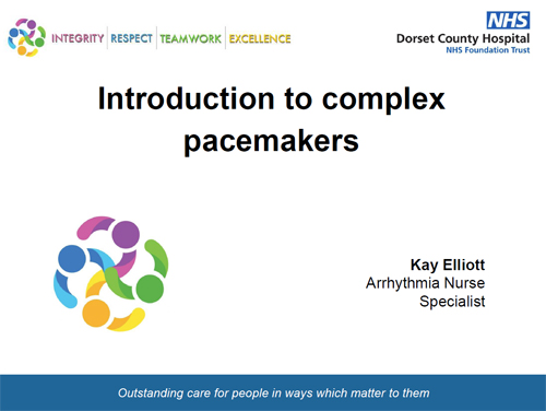 Presentation - Introduction to Complex Pacemakers