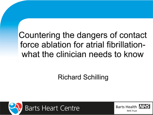 Countering the dangers of contact force.