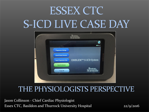 ESSEX CTC S-ICD LIVE