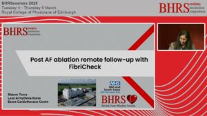SESSIONS: Day 1 - Great Hall - AF monitoring with FibriCheck - Sharon Toora