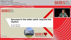 SESSIONS: Day 3 - Auditorium - Syncope in the older adult – beyond the rhythm - Lara Mitchell