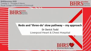 SESSIONS: Day 2 - Auditorium - Redo and ‘three-do’ slow pathway – my approach - Derick Todd