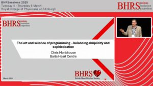 SESSIONS: Day 1 - Auditorium - The art and science of programming – balancing simplicity and sophistication - Christopher Monkhouse