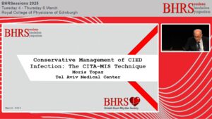 SESSIONS: Day 1 - Auditorium - Conservative management of CIED infection - The CITA technique - Moris Topaz