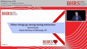 SESSIONS: Day 1 - Auditorium - When things go wrong during extraction - Neil Grubb