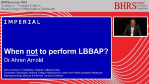 SESSIONS: Day 1 - Auditorium - When not to perform LBBAP - Ahran Arnold